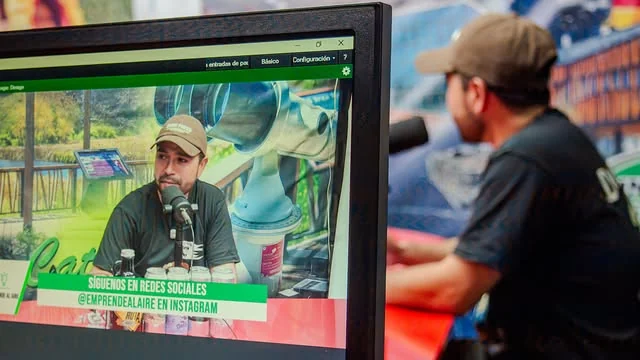 Fotografía del programa Emprende al Aire, publicación 2