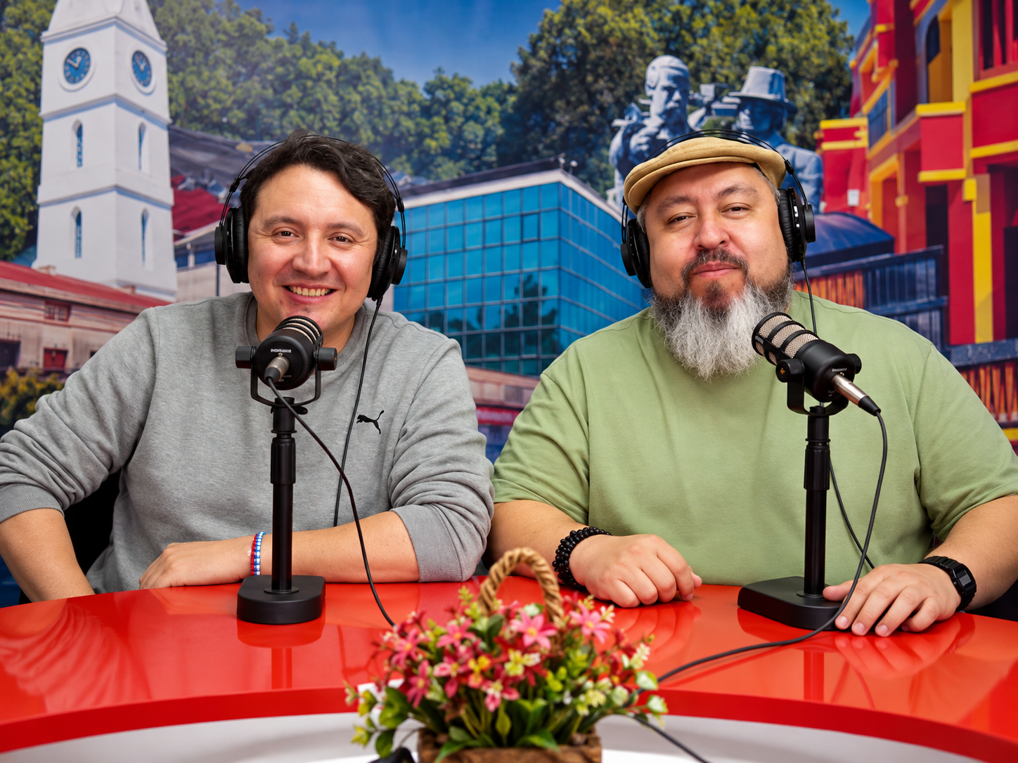 Estudio de grabación de Emprende al Aire